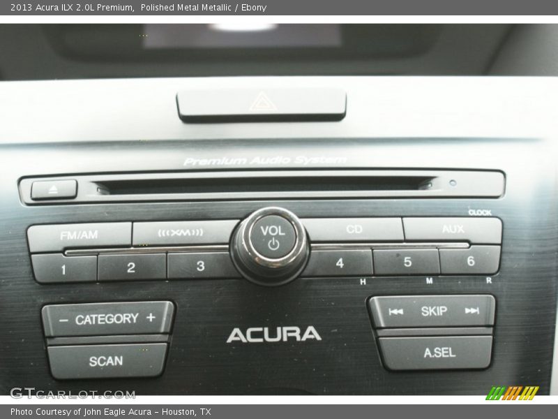 Polished Metal Metallic / Ebony 2013 Acura ILX 2.0L Premium