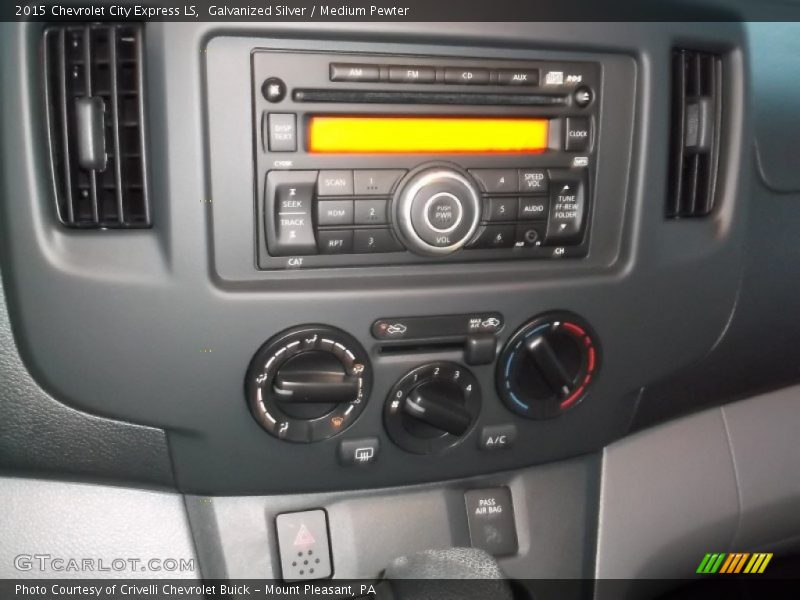 Galvanized Silver / Medium Pewter 2015 Chevrolet City Express LS
