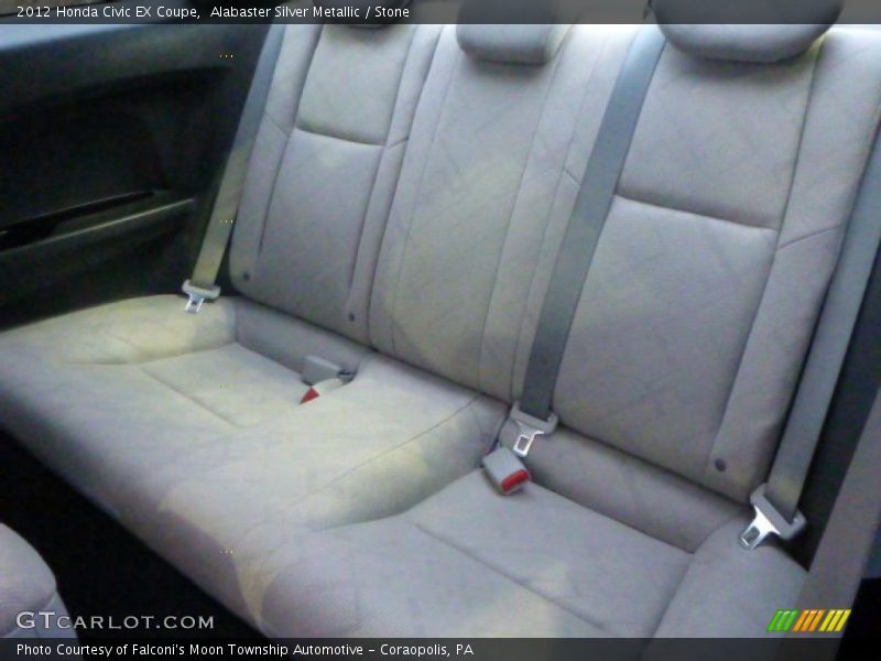 Alabaster Silver Metallic / Stone 2012 Honda Civic EX Coupe