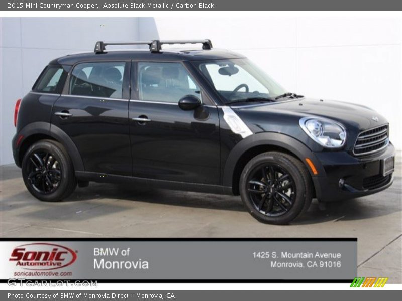 Absolute Black Metallic / Carbon Black 2015 Mini Countryman Cooper