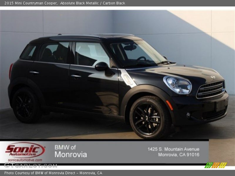 Absolute Black Metallic / Carbon Black 2015 Mini Countryman Cooper