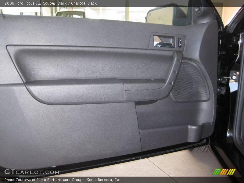Black / Charcoal Black 2008 Ford Focus SES Coupe