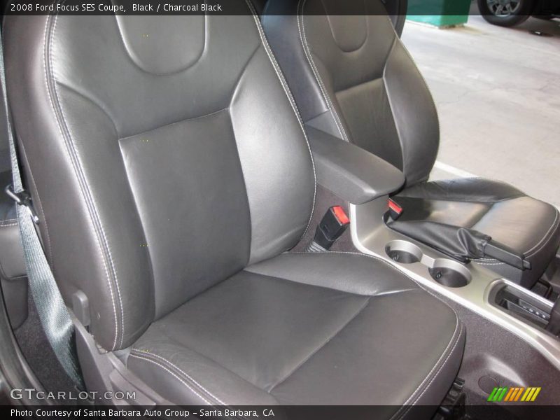 Black / Charcoal Black 2008 Ford Focus SES Coupe