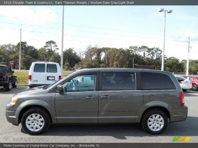 Dark Titanium Metallic / Medium Slate Gray/Light Shale 2010 Chrysler Town & Country LX