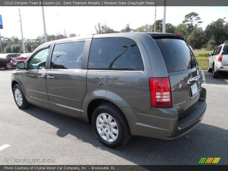 Dark Titanium Metallic / Medium Slate Gray/Light Shale 2010 Chrysler Town & Country LX