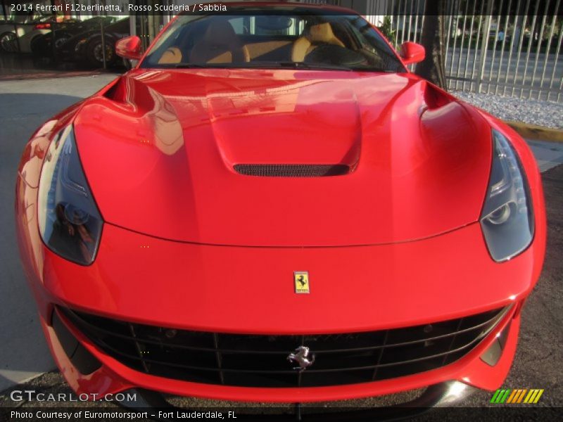 Rosso Scuderia / Sabbia 2014 Ferrari F12berlinetta