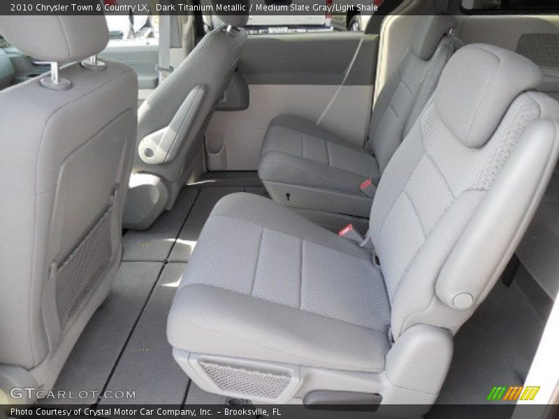Dark Titanium Metallic / Medium Slate Gray/Light Shale 2010 Chrysler Town & Country LX
