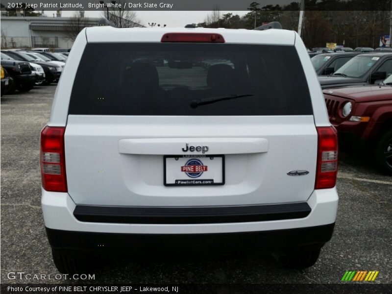 Bright White / Dark Slate Gray 2015 Jeep Patriot Latitude
