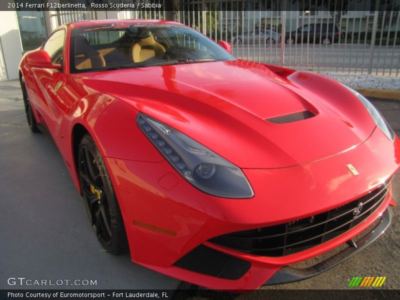 Rosso Scuderia / Sabbia 2014 Ferrari F12berlinetta