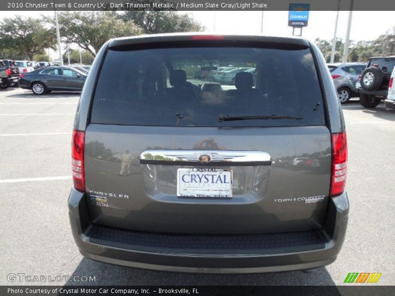 Dark Titanium Metallic / Medium Slate Gray/Light Shale 2010 Chrysler Town & Country LX