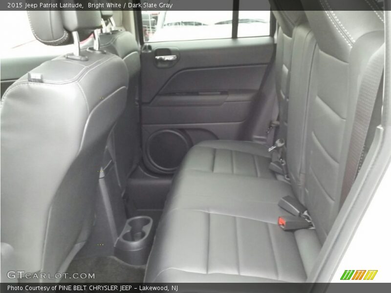 Bright White / Dark Slate Gray 2015 Jeep Patriot Latitude