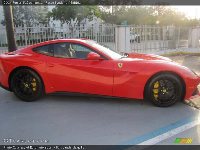 Rosso Scuderia / Sabbia 2014 Ferrari F12berlinetta