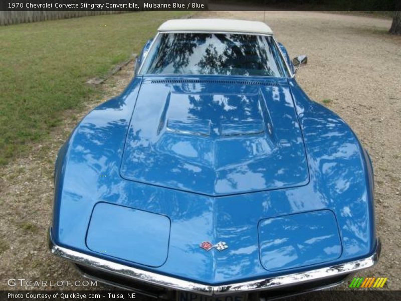 Mulsanne Blue / Blue 1970 Chevrolet Corvette Stingray Convertible