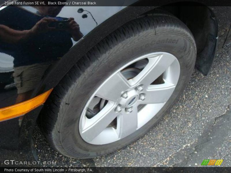 Black Ebony / Charcoal Black 2008 Ford Fusion SE V6