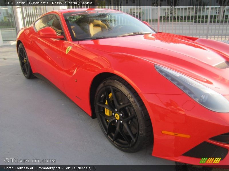 Rosso Scuderia / Sabbia 2014 Ferrari F12berlinetta
