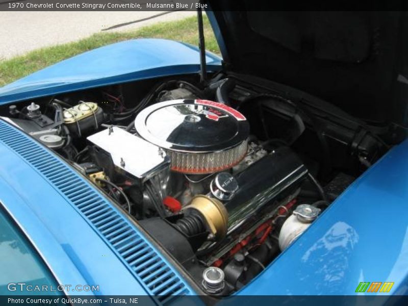  1970 Corvette Stingray Convertible Engine - 454 cid OHV 16-Valve V8