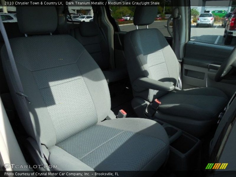 Dark Titanium Metallic / Medium Slate Gray/Light Shale 2010 Chrysler Town & Country LX
