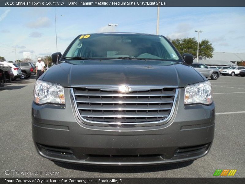Dark Titanium Metallic / Medium Slate Gray/Light Shale 2010 Chrysler Town & Country LX
