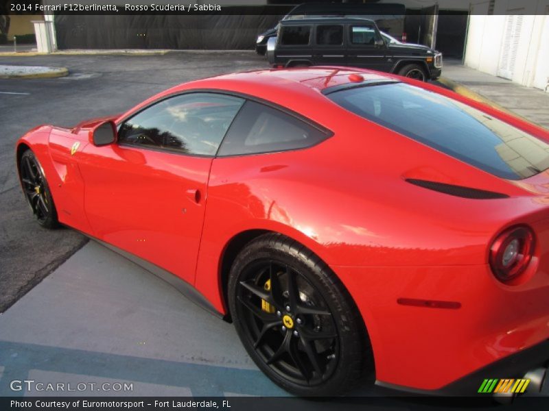 Rosso Scuderia / Sabbia 2014 Ferrari F12berlinetta