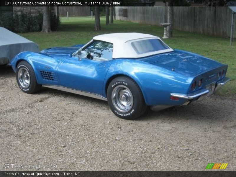 Mulsanne Blue / Blue 1970 Chevrolet Corvette Stingray Convertible