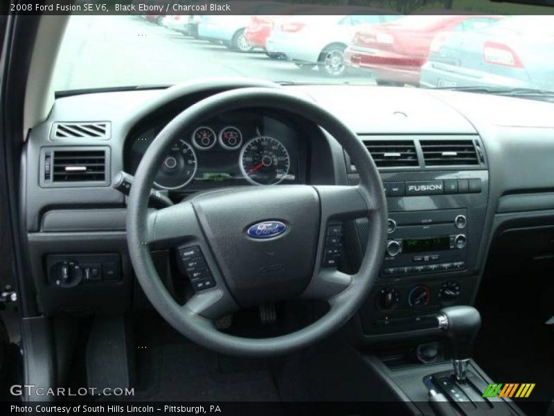 Black Ebony / Charcoal Black 2008 Ford Fusion SE V6