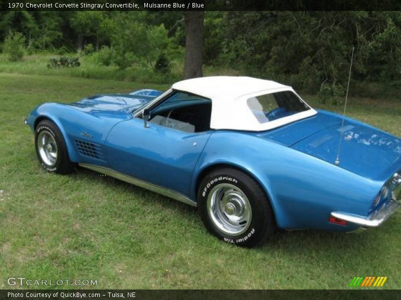 Mulsanne Blue / Blue 1970 Chevrolet Corvette Stingray Convertible