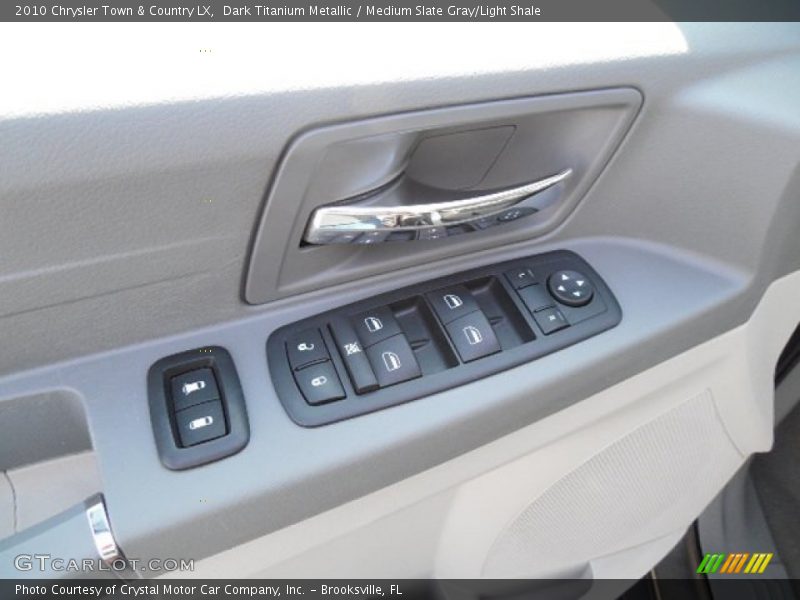 Dark Titanium Metallic / Medium Slate Gray/Light Shale 2010 Chrysler Town & Country LX