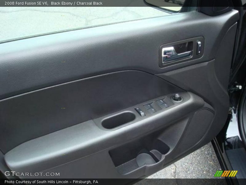 Black Ebony / Charcoal Black 2008 Ford Fusion SE V6
