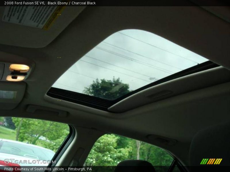 Black Ebony / Charcoal Black 2008 Ford Fusion SE V6