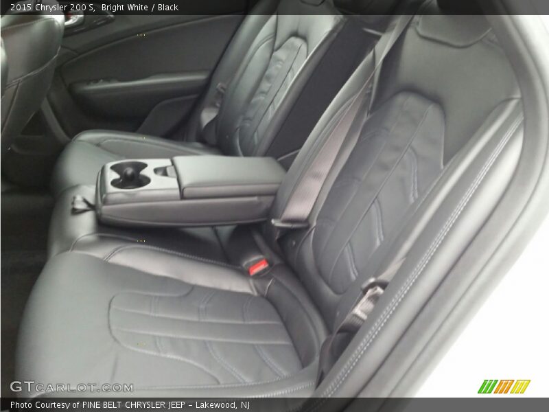 Bright White / Black 2015 Chrysler 200 S