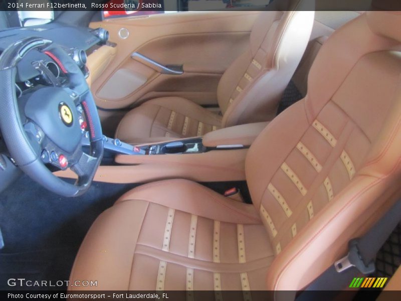 Front Seat of 2014 F12berlinetta 