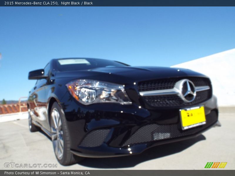 Night Black / Black 2015 Mercedes-Benz CLA 250