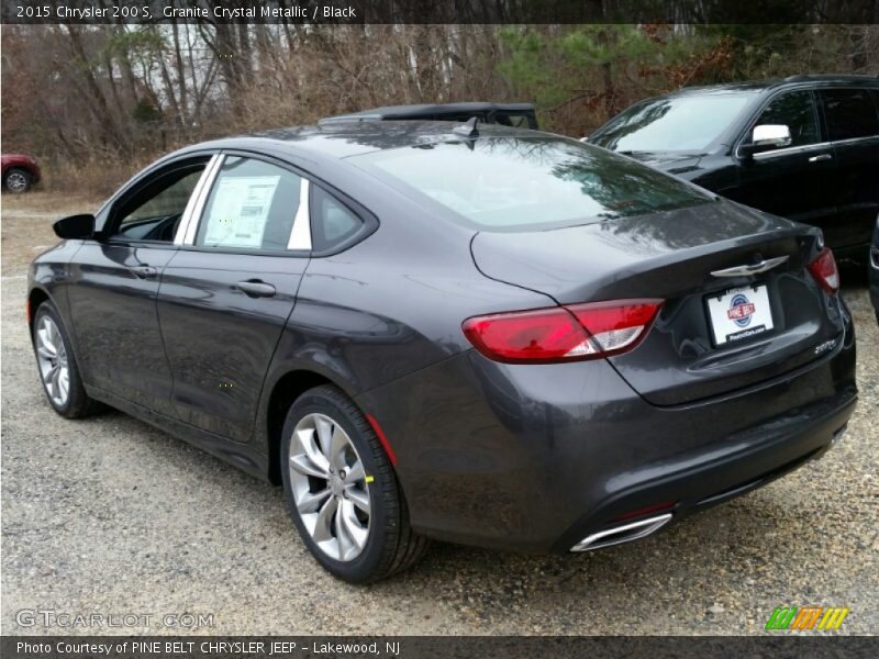 Granite Crystal Metallic / Black 2015 Chrysler 200 S