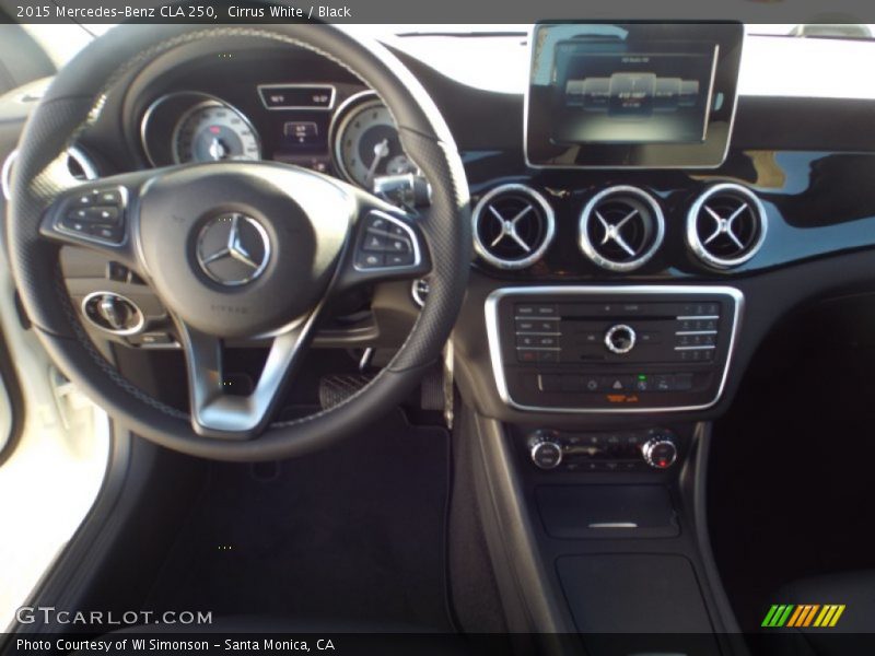Cirrus White / Black 2015 Mercedes-Benz CLA 250