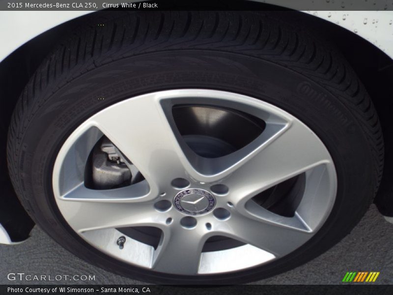 Cirrus White / Black 2015 Mercedes-Benz CLA 250