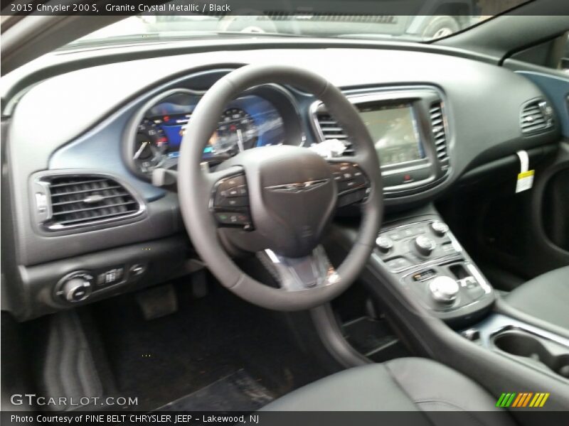 Granite Crystal Metallic / Black 2015 Chrysler 200 S