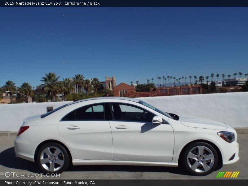 Cirrus White / Black 2015 Mercedes-Benz CLA 250
