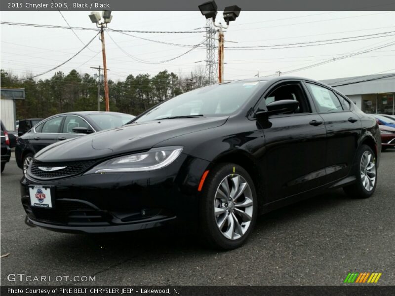 Black / Black 2015 Chrysler 200 S