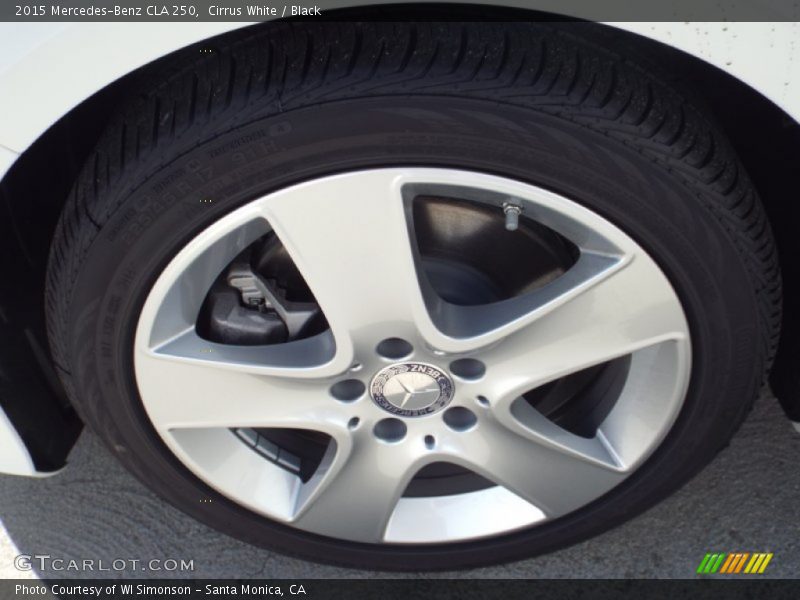 Cirrus White / Black 2015 Mercedes-Benz CLA 250