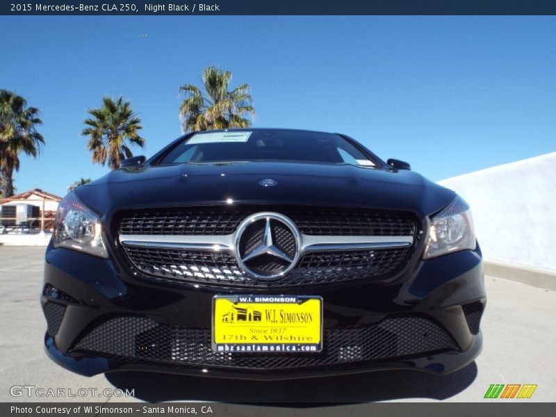 Night Black / Black 2015 Mercedes-Benz CLA 250