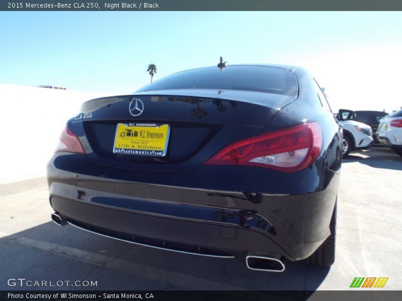 Night Black / Black 2015 Mercedes-Benz CLA 250