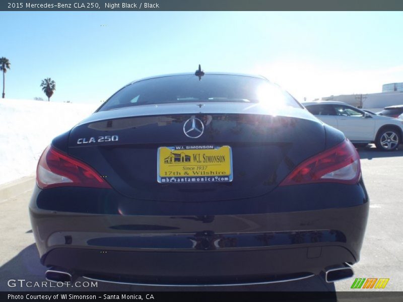 Night Black / Black 2015 Mercedes-Benz CLA 250