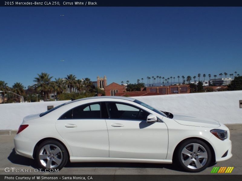 Cirrus White / Black 2015 Mercedes-Benz CLA 250