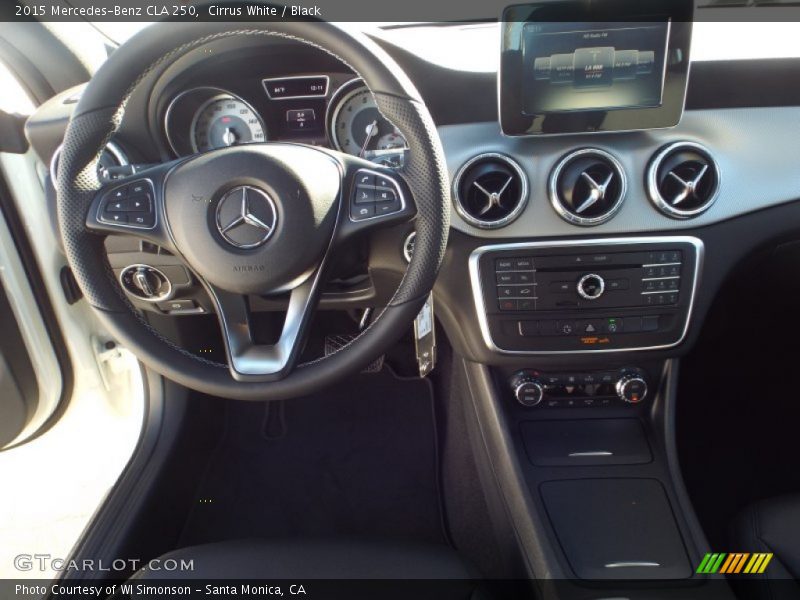 Cirrus White / Black 2015 Mercedes-Benz CLA 250