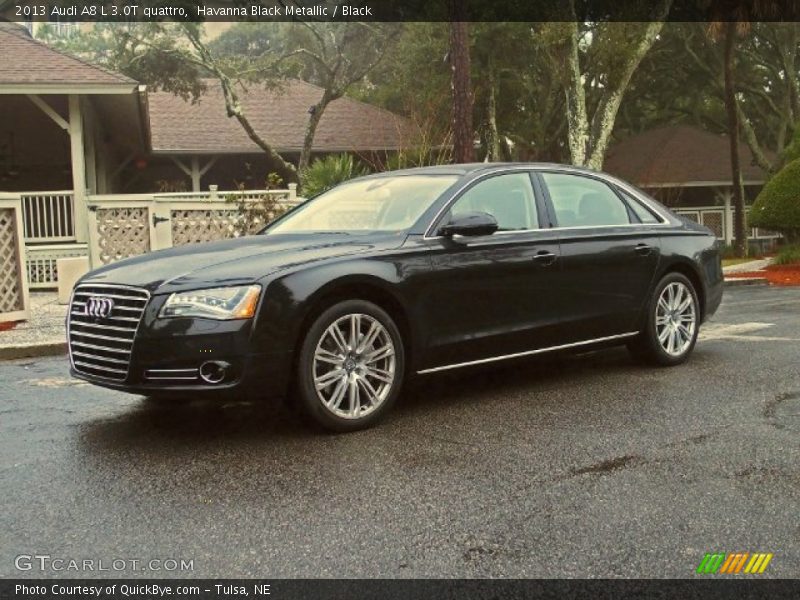 Havanna Black Metallic / Black 2013 Audi A8 L 3.0T quattro