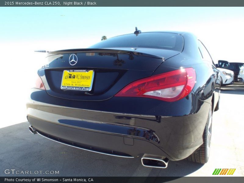 Night Black / Black 2015 Mercedes-Benz CLA 250