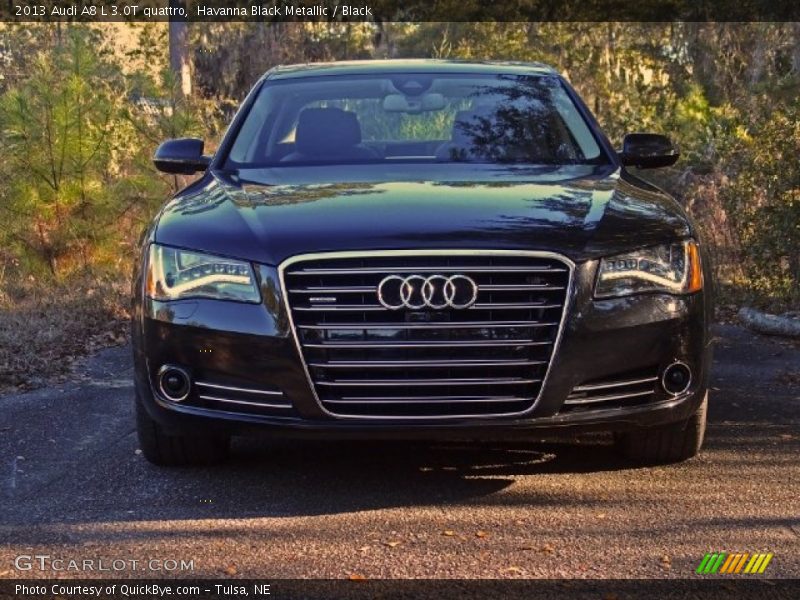 Havanna Black Metallic / Black 2013 Audi A8 L 3.0T quattro