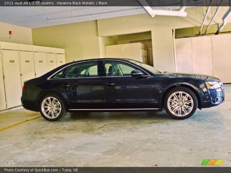 Havanna Black Metallic / Black 2013 Audi A8 L 3.0T quattro