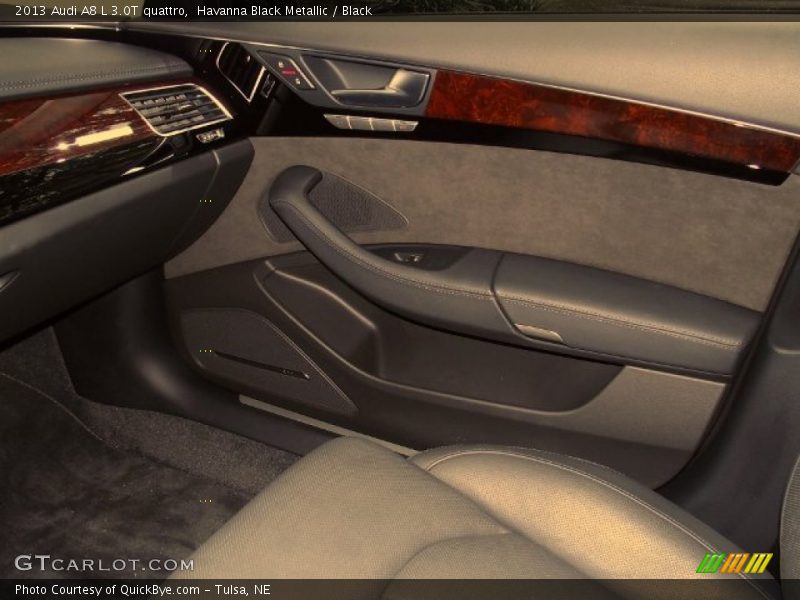 Havanna Black Metallic / Black 2013 Audi A8 L 3.0T quattro