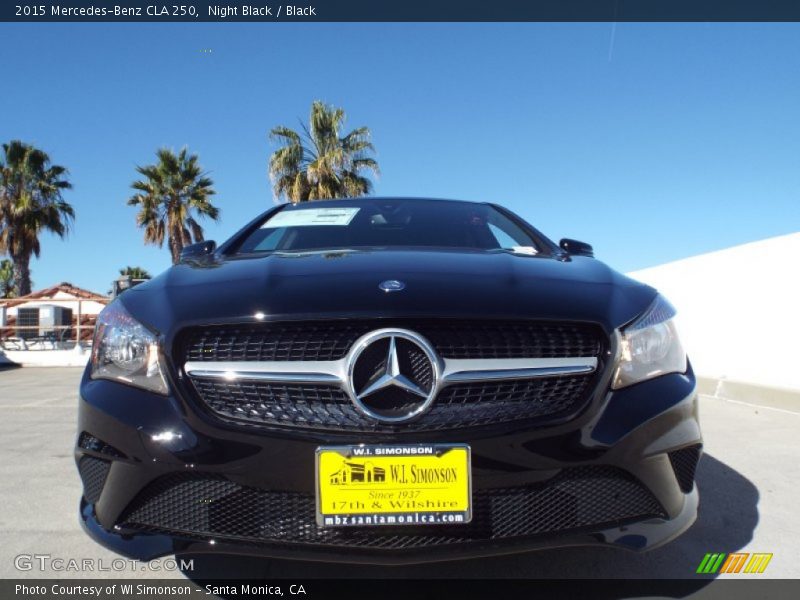 Night Black / Black 2015 Mercedes-Benz CLA 250
